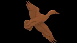 Flying duck 3d stl models for artcam and aspire 3D model