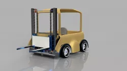 forklift truck 3D model