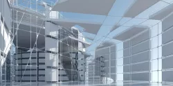 Futuristic Architectural Interior 13 3D model