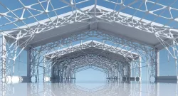 Futuristic Architectural Structure 12 3D model