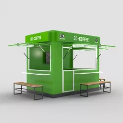 Go Coffee Booth 3D model