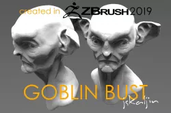 Goblin Bust 3D model
