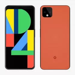 Google Pixel 4 Orange 3D model