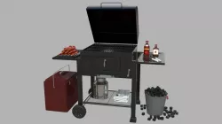 grill set 3D model