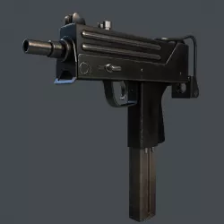 Gun UZI Low-poly  3D model