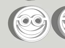Happy Nerd Shirt Button