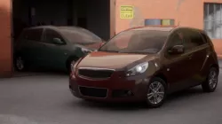 Hatchback Car Low-poly  3D model