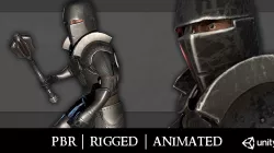 Heavy knight Low-poly  3D model