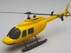Helicopter 3D model