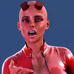 HellGirl for Genesis 8 Female Low-poly  3D model