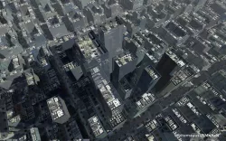 High Rise City VII Low-poly  3D model