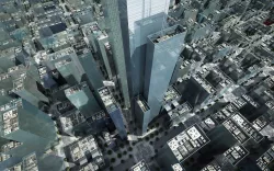 High Rise City VIII  Low-poly  3D model