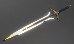 Holy sword Low-poly  3D model