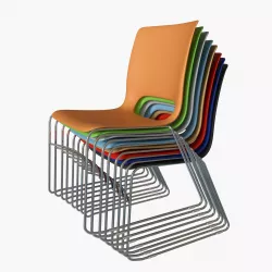 HON Stacking Chairs 3D model