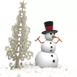 Iceman and christmas  3D model