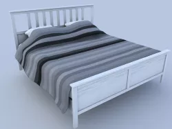 Ikea hemnes bed 3D model