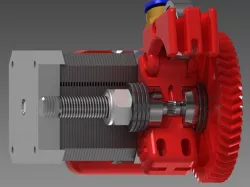 Infill 3D Bowden 75 Geared Extruder