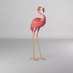 Iron Flamingo  Low-poly  3D model