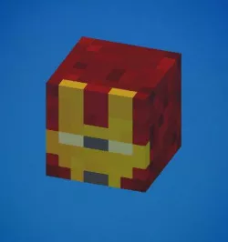 Iron Man  Head Low Poly 3D model