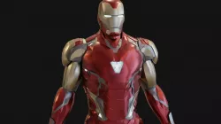 Iron man Mark 85  Low-poly  3D model
