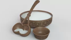 Kazakh national dishes 3D model
