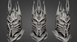 Lich King helmet 3D model