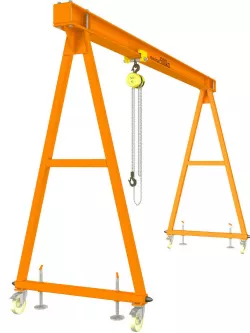 Light Gantry Crane 500kg Low-poly  3D model
