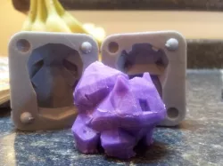 Low Poly Bulbasaur Mold