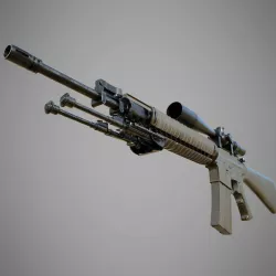 M16 AR15 A4 DMR 3D model