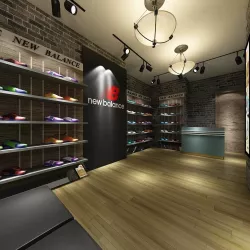 Mall Store - Shoe Store 01 3D model