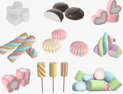 Marshmallows 3D model