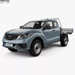 Mazda BT-50 Freestyle Cab Alloy Tray 2018 3D model