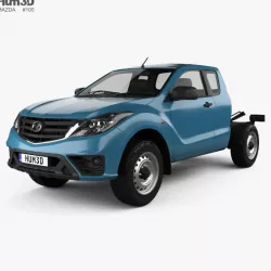 Mazda BT-50 Freestyle Cab Chassis 2018 3D model