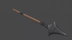 Medieval Spear Low-poly  3D model