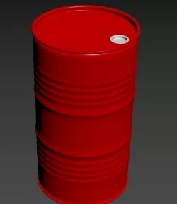 Metal Barrel 3D model