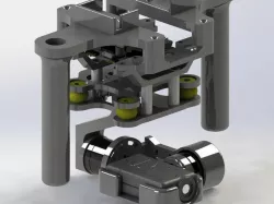 Mobius / Boscam HD19 Steady Cam (Vibration Damped Brushless Gimbal)