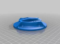 Motorcycle kickstand pad with drain holes