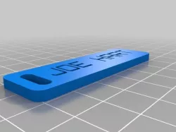 My Customized Customizer Version of luggage label