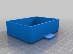 My Customized drawer box with hex pattern sides