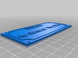 My Customized Simple Name Sign