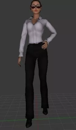 Office Lady 3D model