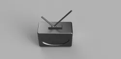 Old television for house   3D model