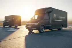 Parcel delivery car unbranded 3D model