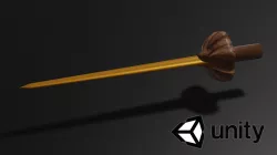 Peter Pan sword Hook movie 1999 Low-poly  3D model