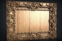 Picture frame 3d stl models for artcam and aspire Programmes 3D model