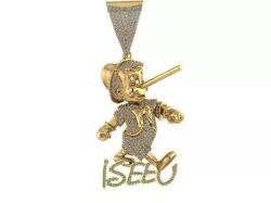  Pinocchio    necklace Low-poly  3D model