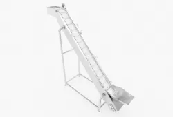 Plastic Belt Goose neck Elevator Low-poly  3D model