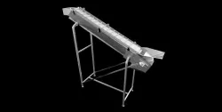 Plastic Modular Belt Elevator Low-poly  3D model