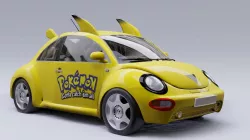 Pokemon car 3D model