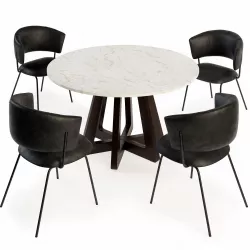 Portello Chair and Montara Round Table 3D model